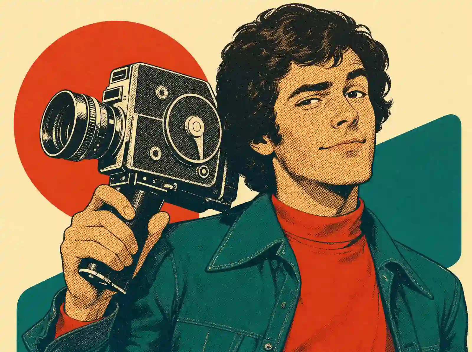 The Orivis Studio creator with a vintage film camera